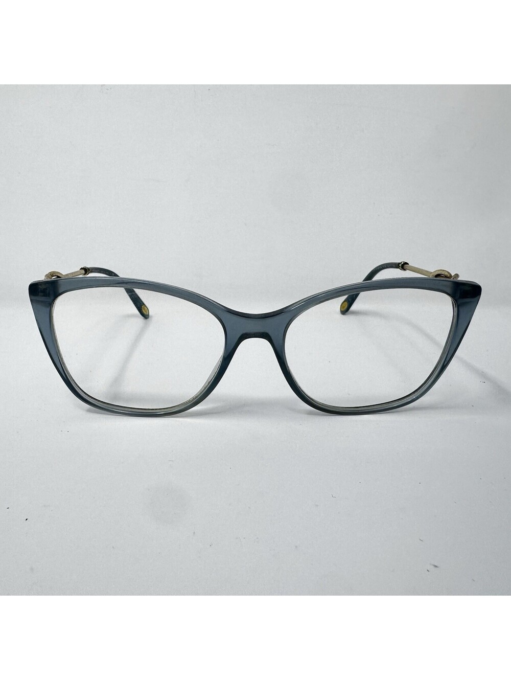 Tiffany & Co TF2160B 8244 Blue Gold Crystal Eyeglass Frames Read 54-17-140